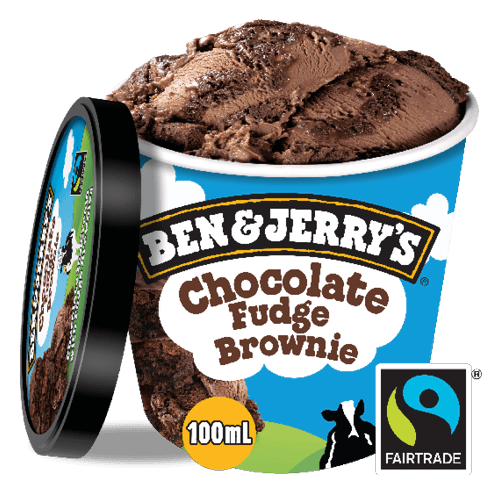 Ben and Jerry’s chocolate fudge brownie