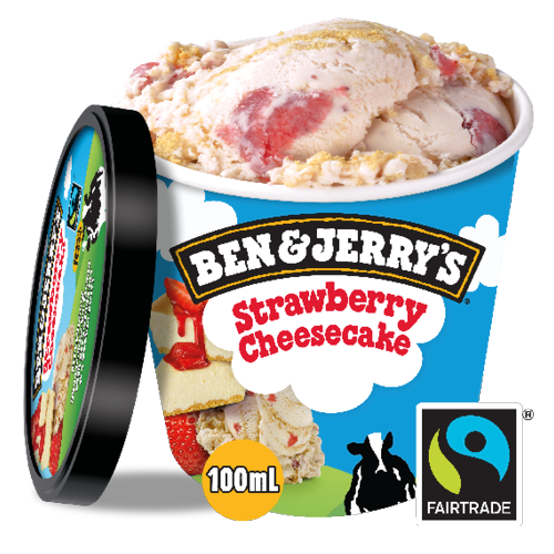 Ben and Jerry’s strawberry cheesecake